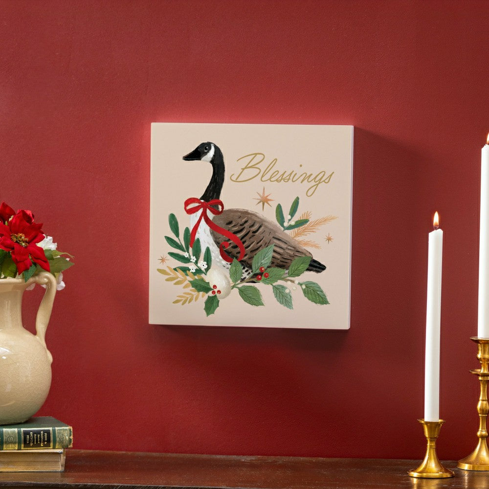 Blessings Indoor Wall Décor, Wood, 12"x12" | Plow & Hearth