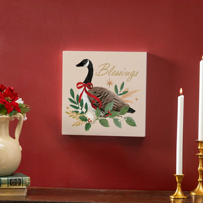 Blessings Indoor Wall Décor, Wood, 12"x12" | Plow & Hearth