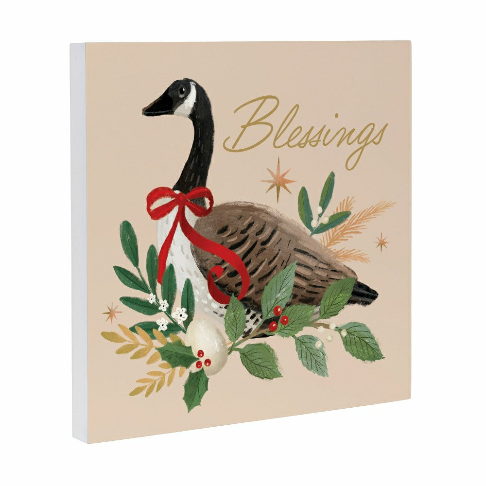 Blessings Indoor Wall Décor, Wood, 12"x12" | Plow & Hearth