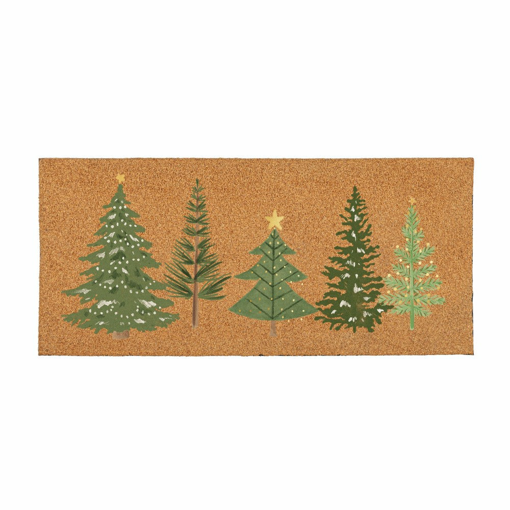 22X10” FLOCKED COIRSASSAFRAS MAT | Plow & Hearth