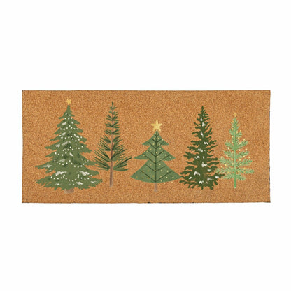 22X10” FLOCKED COIRSASSAFRAS MAT | Plow & Hearth