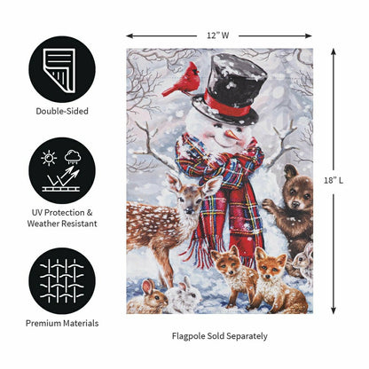 Forest Friends Suede Garden Flag | Plow & Hearth