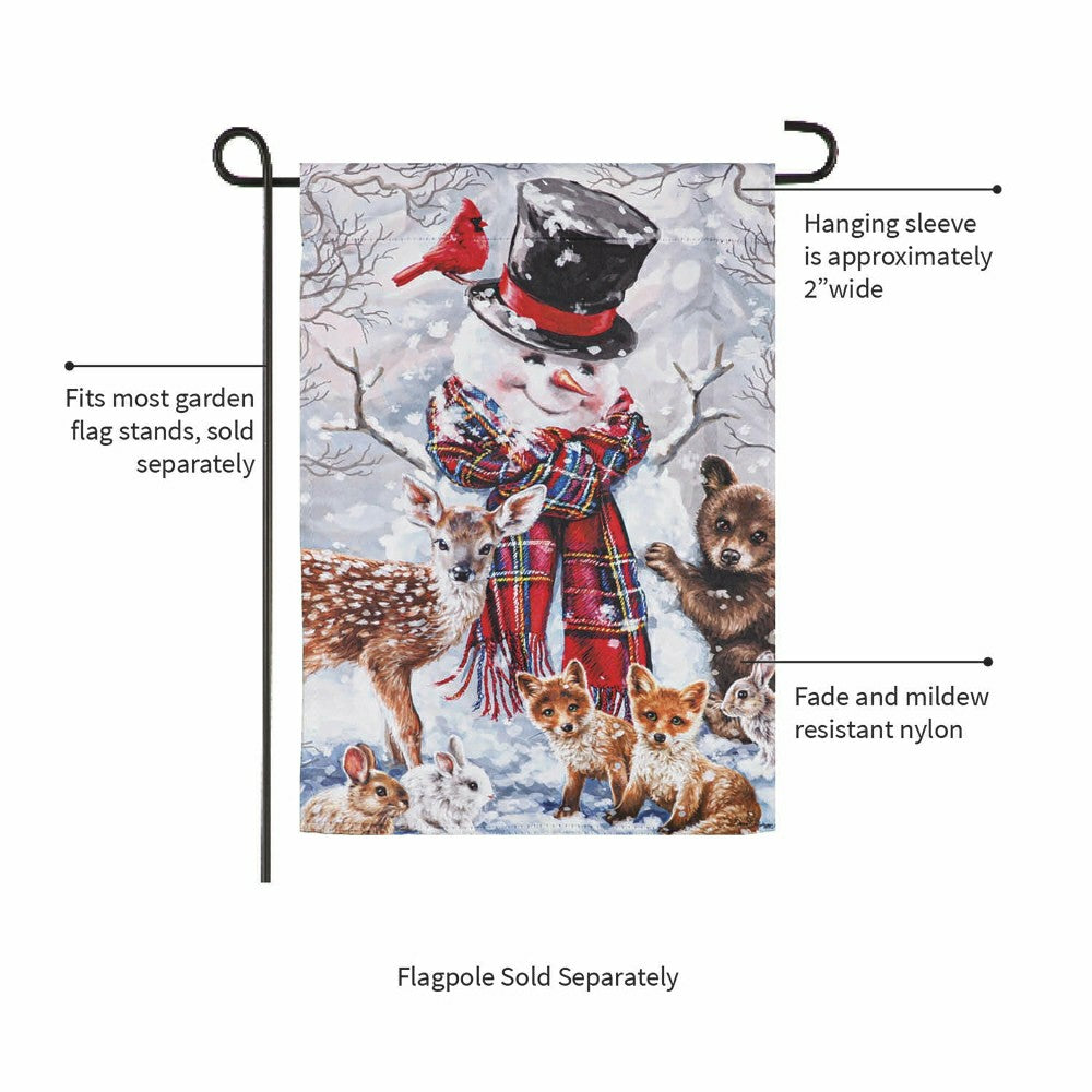 Forest Friends Suede Garden Flag | Plow & Hearth