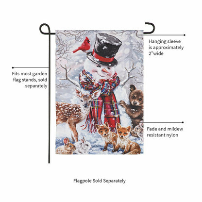 Forest Friends Suede Garden Flag | Plow & Hearth