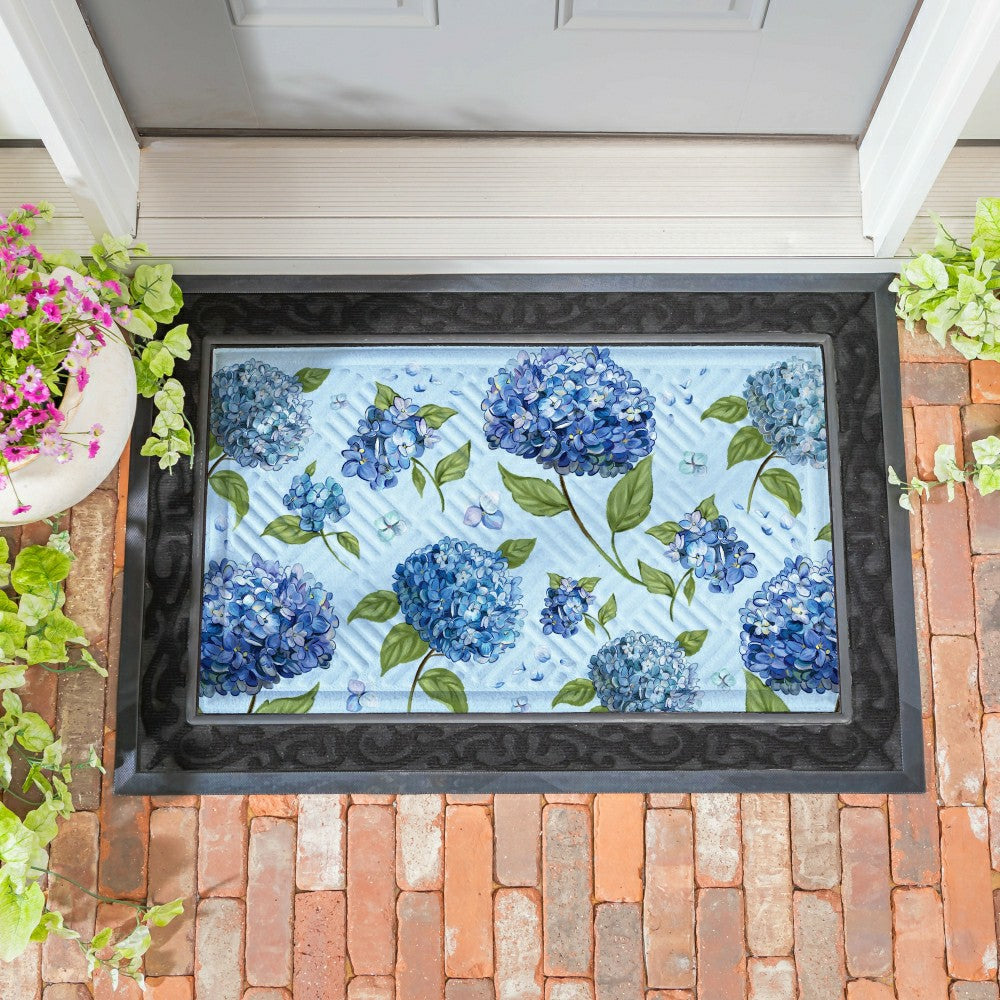 Vivastyle Embossed Mat, Hydrangea Haven Bright | Plow & Hearth