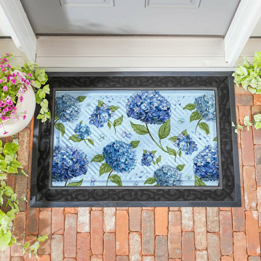 Vivastyle Embossed Mat, Hydrangea Haven Bright | Plow & Hearth