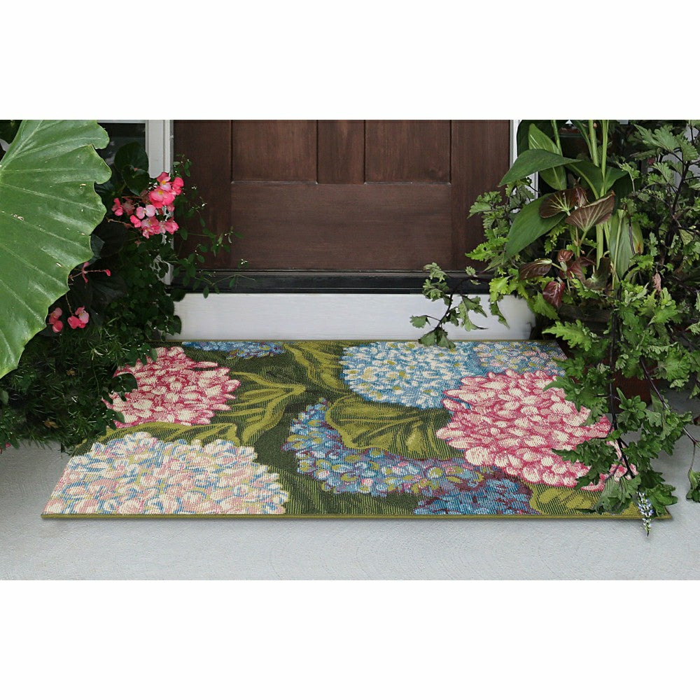 Hydrangeas Indoor/Outdoor Rug | Plow & Hearth