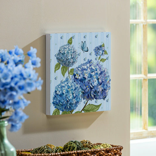 VivaStyle Indoor Wall Decor, Hydrangea Haven, 12" L x 12" H | Plow & Hearth