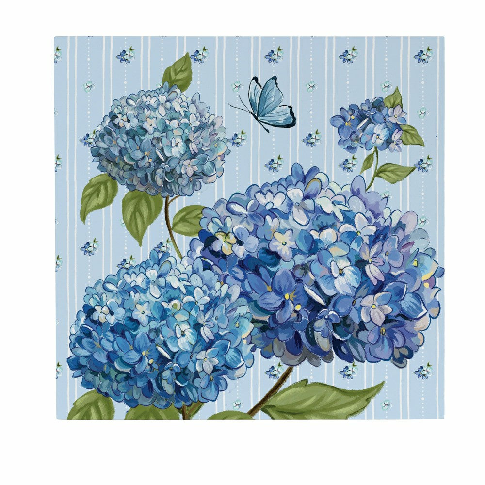 VivaStyle Indoor Wall Decor, Hydrangea Haven, 12" L x 12" H | Plow & Hearth