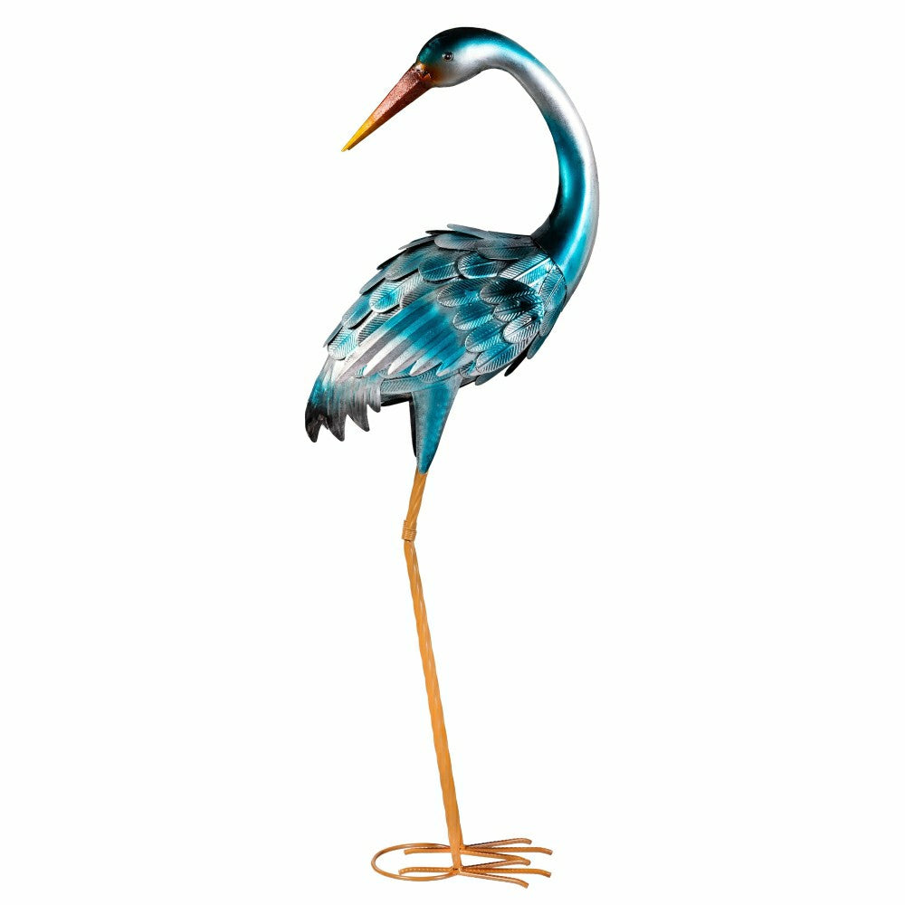 35" Metal Blue Heron Pair | Plow & Hearth