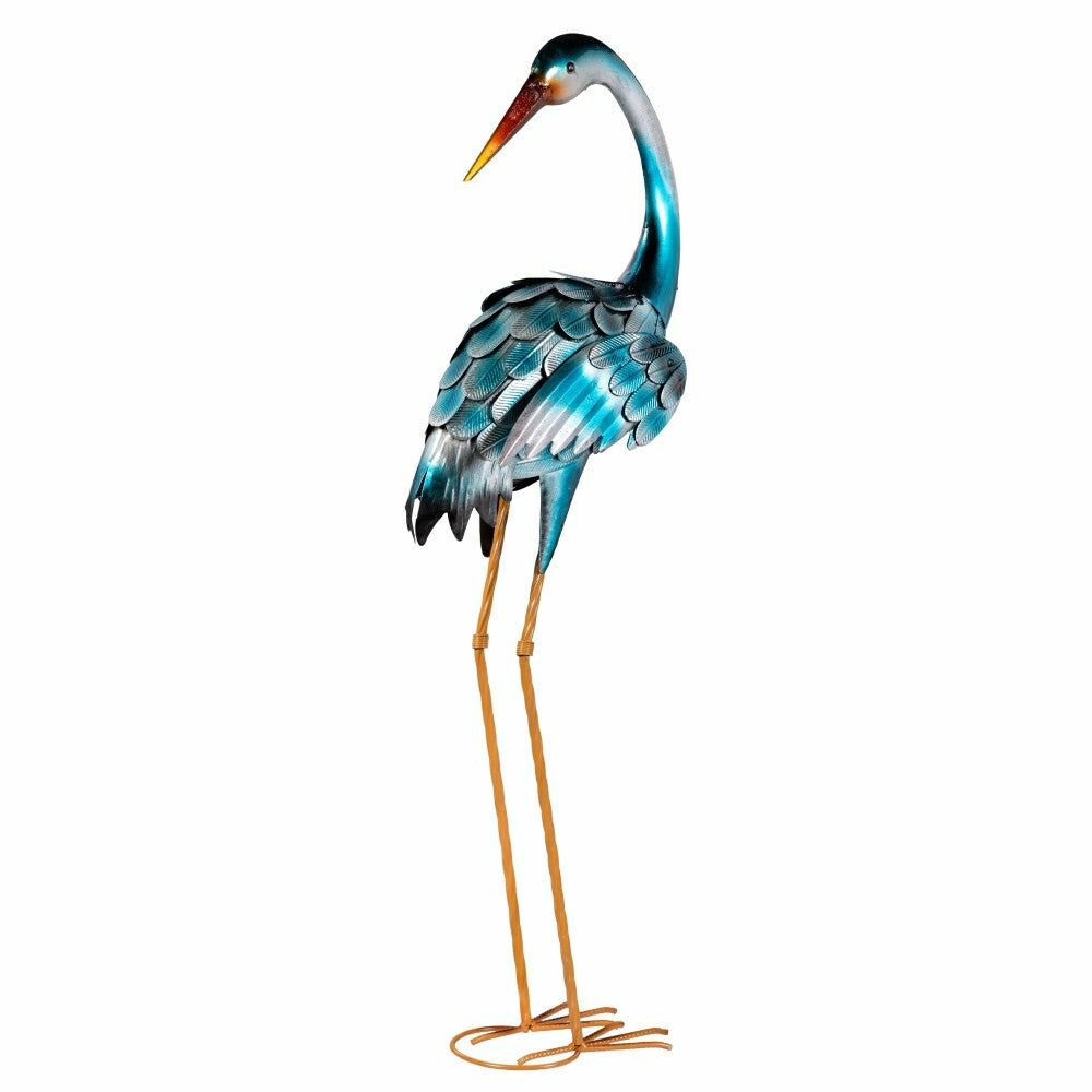 35" Metal Blue Heron Pair | Plow & Hearth