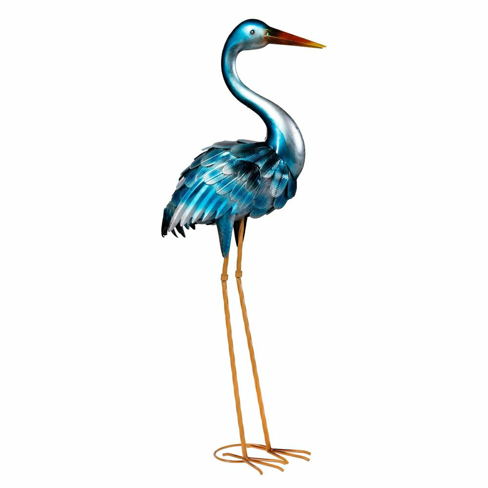 35" Metal Blue Heron Pair | Plow & Hearth