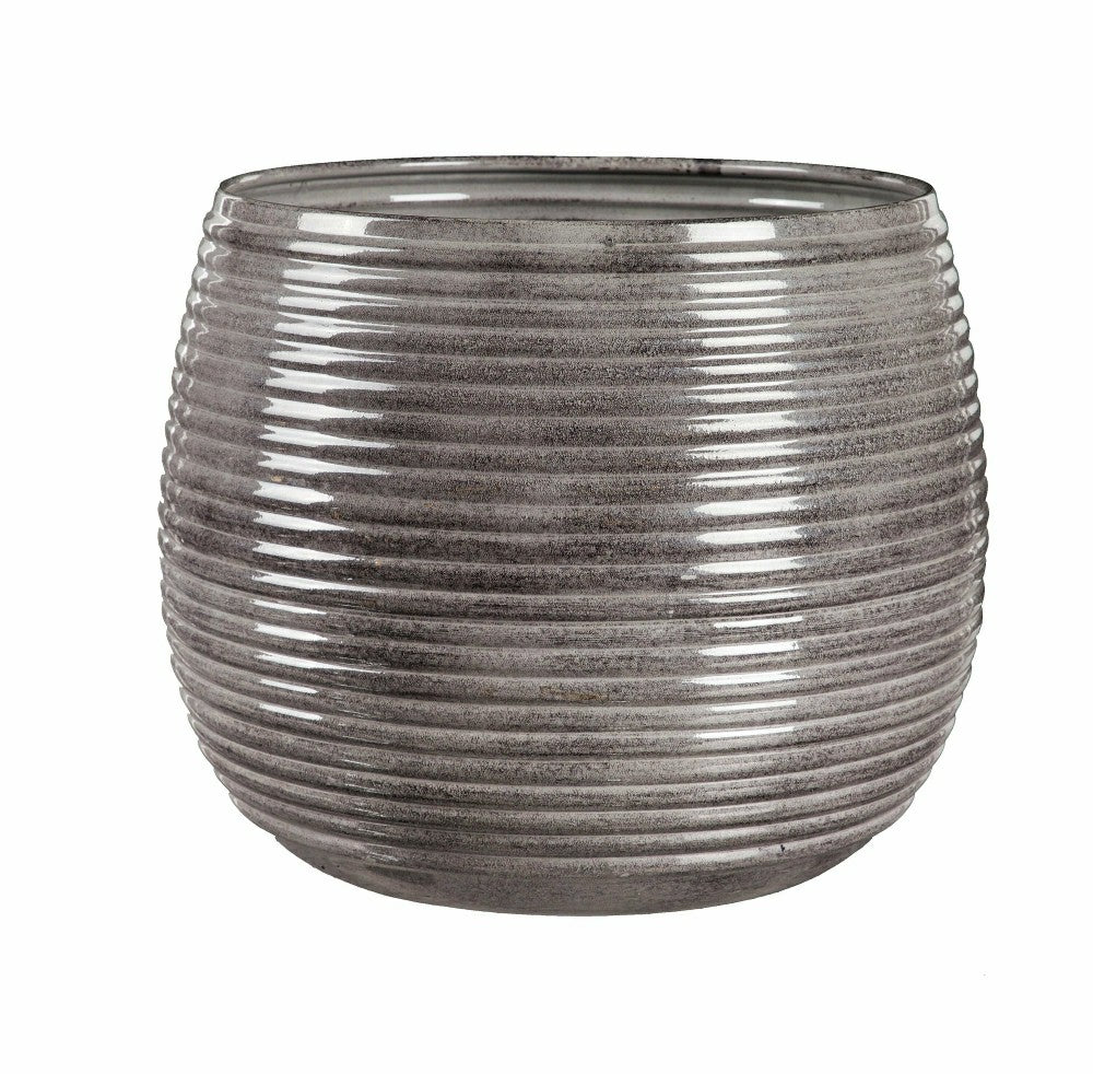 Metal Ribbed Planters, Set of 3 | Plow & Hearth