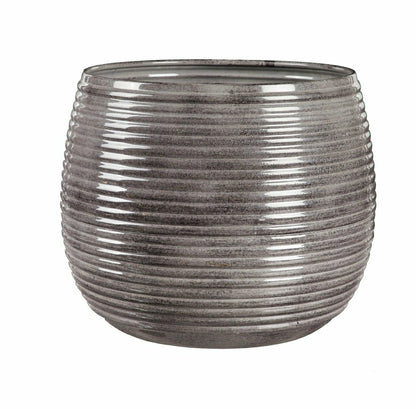 Metal Ribbed Planters, Set of 3 | Plow & Hearth