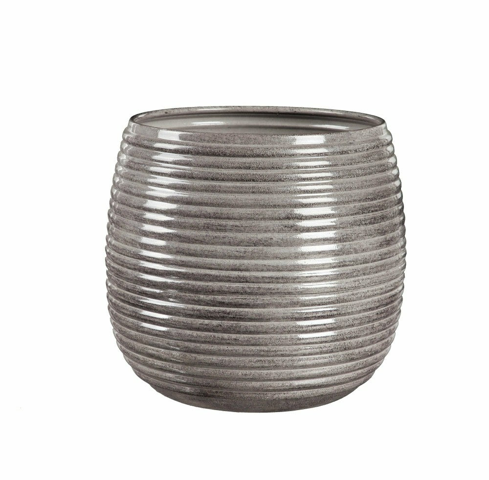 Metal Ribbed Planters, Set of 3 | Plow & Hearth
