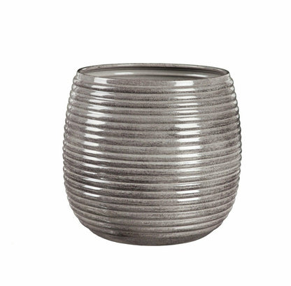 Metal Ribbed Planters, Set of 3 | Plow & Hearth