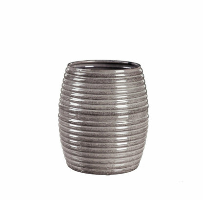 Metal Ribbed Planters, Set of 3 | Plow & Hearth