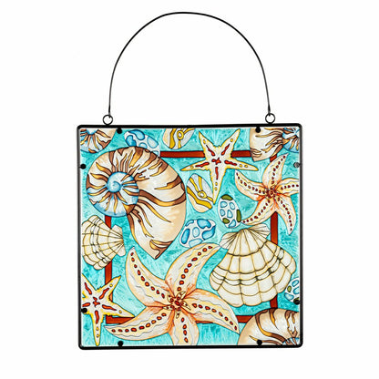 Coastal Stained Glass Wall Art | Plow & Hearth