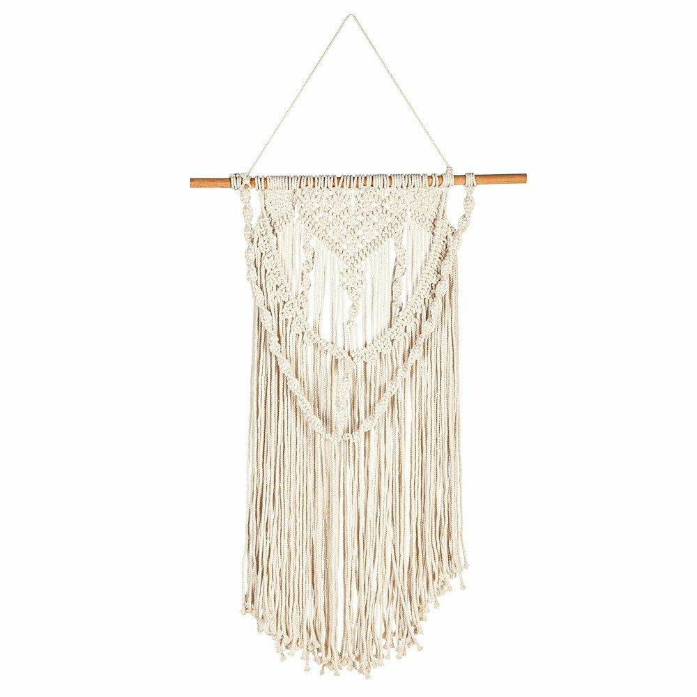Oversized Braided Macrame Wall Décor | Plow & Hearth