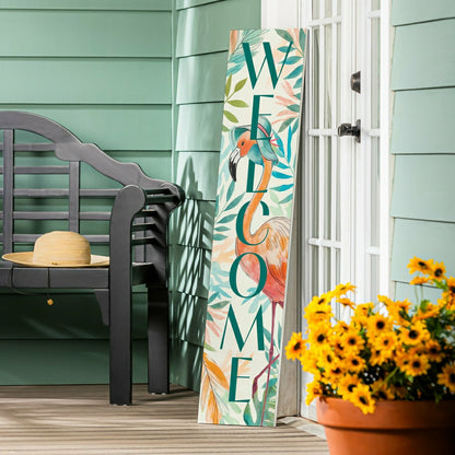 Palm Beach Coastal Porch Leaner (10.75"x46"x.5" ) | Plow & Hearth