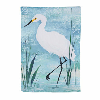 Blue Heron Reversible Suede House Flags | Plow & Hearth