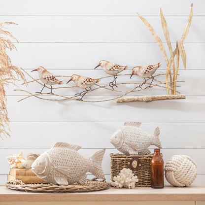 Shorebirds Capiz & Metal Wall Décor | Plow & Hearth