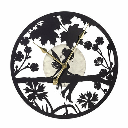 Garden of Wonder Outdoor Wall Decor, Metal, Glow-In-the-Dark Wall Cloc | Plow & Hearth