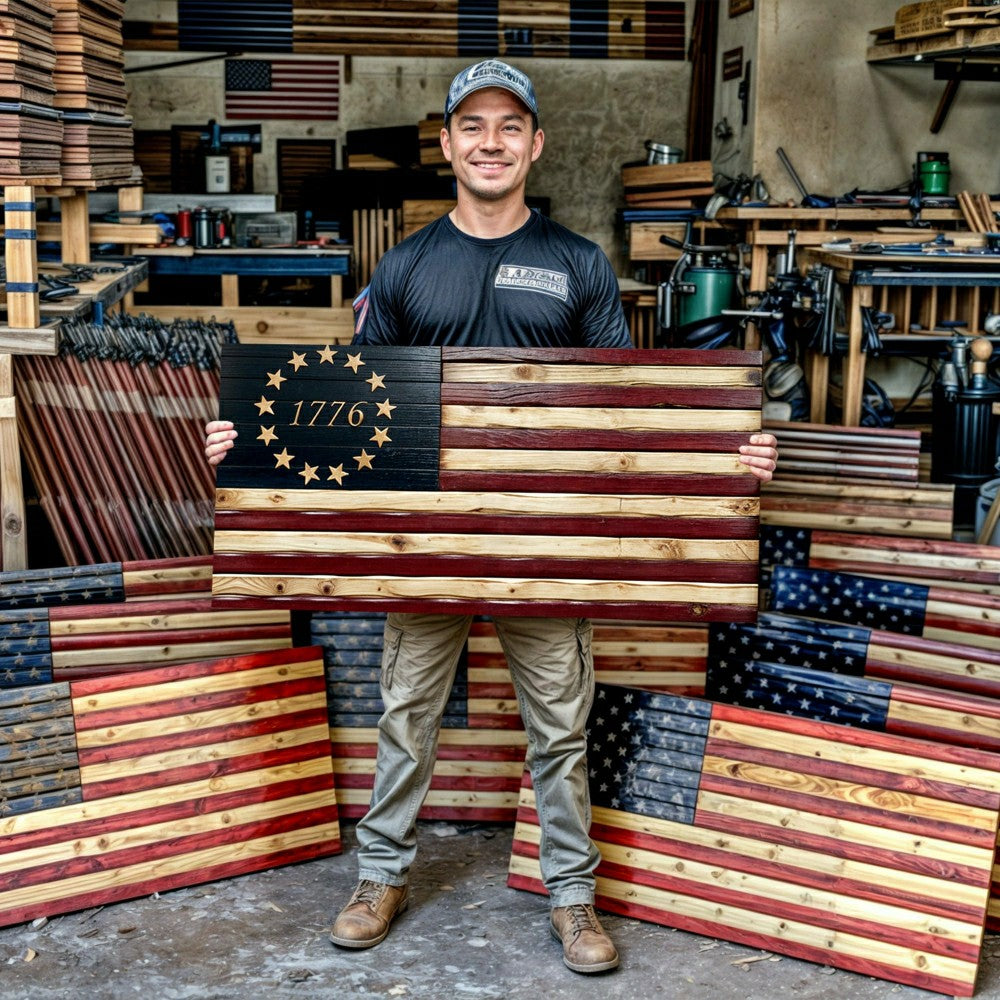 1776 American Flag Wall Art | Plow & Hearth
