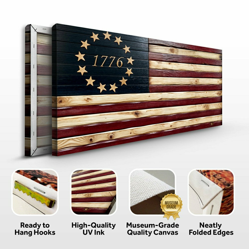 1776 American Flag Wall Art | Plow & Hearth