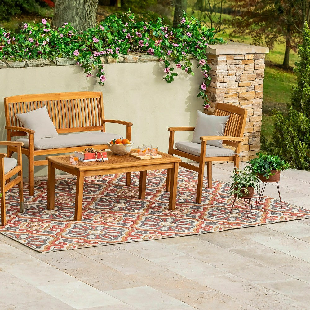 Indoor/Outdoor Planters with Legs with Terra Cotta Finish, Set of 2 | Plow & Hearth