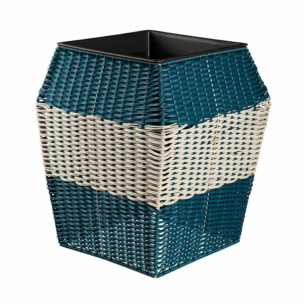 Indoor/Outdoor Coastal Wicker Planters, Set of 3 | Plow & Hearth
