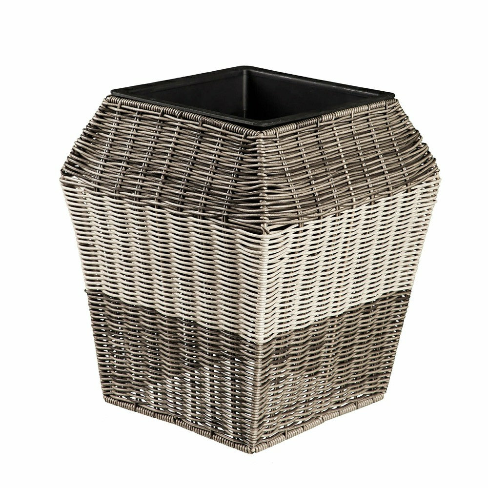 Indoor/Outdoor Coastal Wicker Planters, Set of 3 | Plow & Hearth