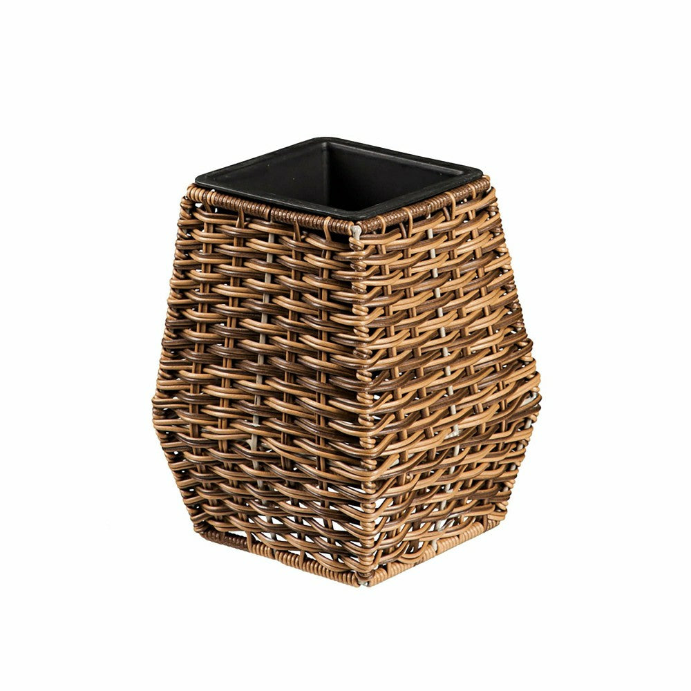Indoor/Outdoor Coastal Wicker Planters, Set of 3 | Plow & Hearth