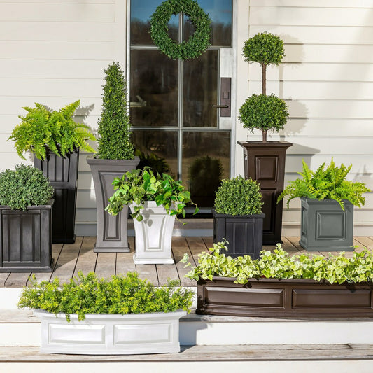 Chadwick Tall Self-Watering Planter, 32"H | Plow & Hearth