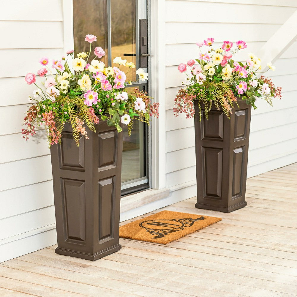 Chadwick Tall Self-Watering Planter, 32"H | Plow & Hearth