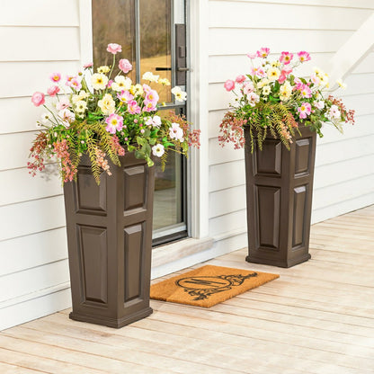 Chadwick Tall Self-Watering Planter, 32"H | Plow & Hearth