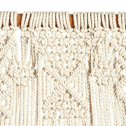 Macrame Wall Pocket Plant Cover, Natural | Plow & Hearth