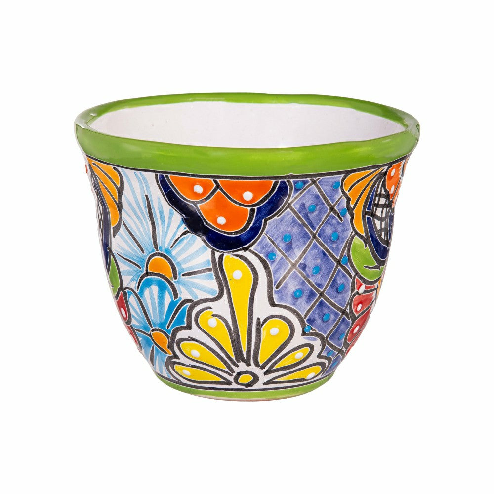 Set of 2 Classic Talavera Planters | Plow & Hearth