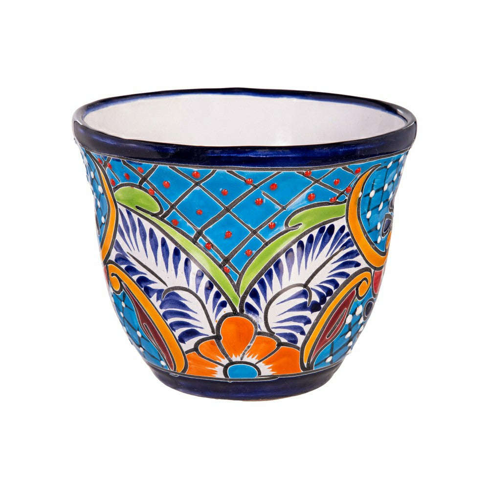 Set of 2 Classic Talavera Planters | Plow & Hearth