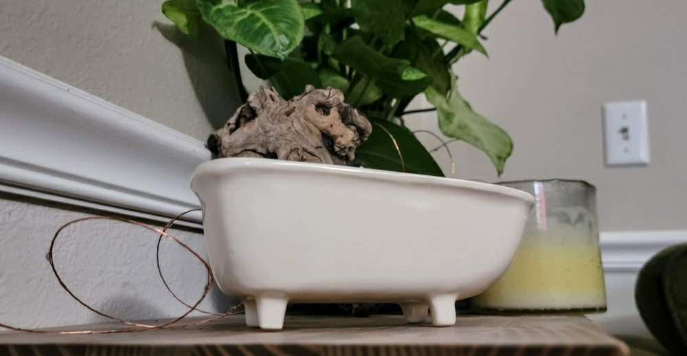 Medium Ceramic Bathtub Planter | Plow & Hearth