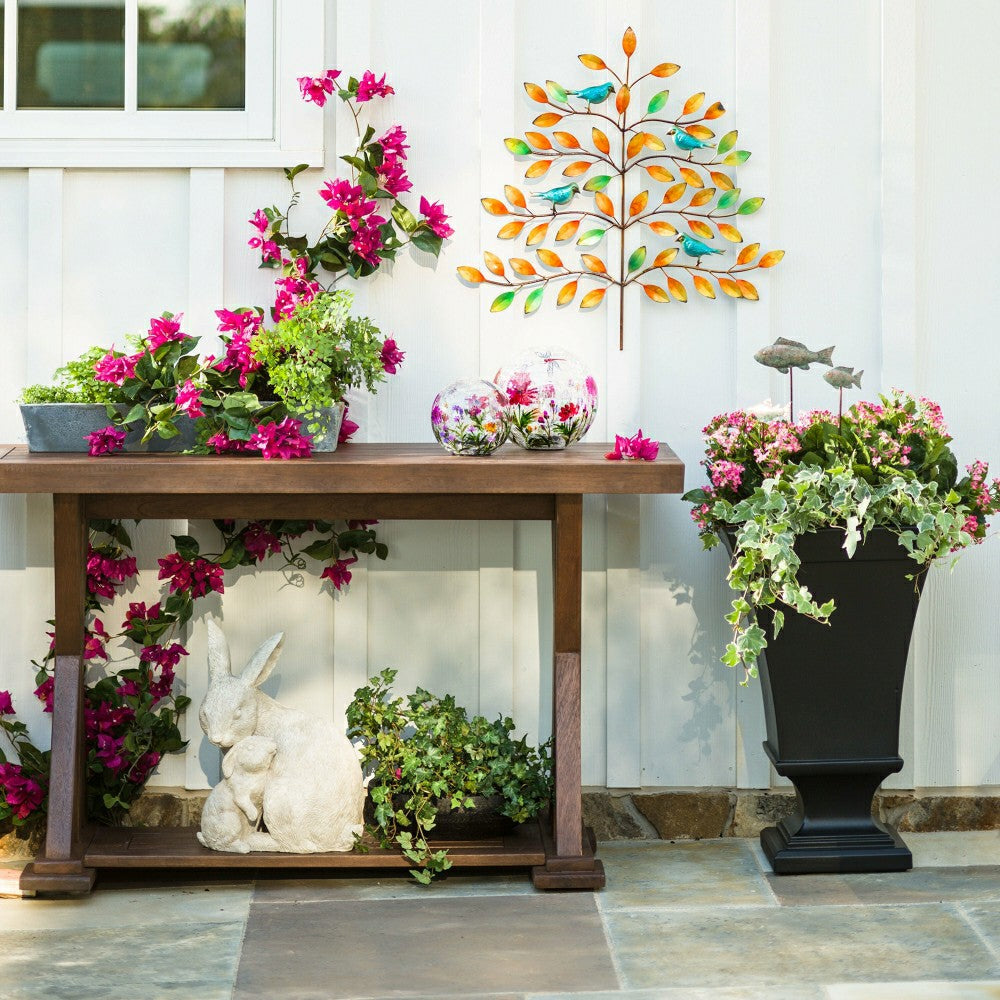 Richmond Self-Watering Pedestal Urn Planter | Plow & Hearth