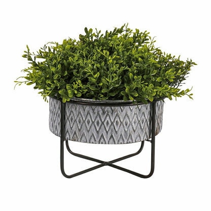 Embossed Metal Planters, Set of 2 | Plow & Hearth