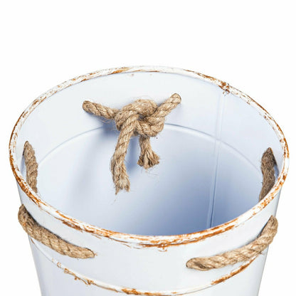 Holly Homestead Planter, French Bucket with Holiday Tag, Set of 3 | Plow & Hearth