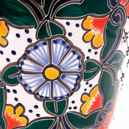 White Talavera Planter, Medium | Plow & Hearth