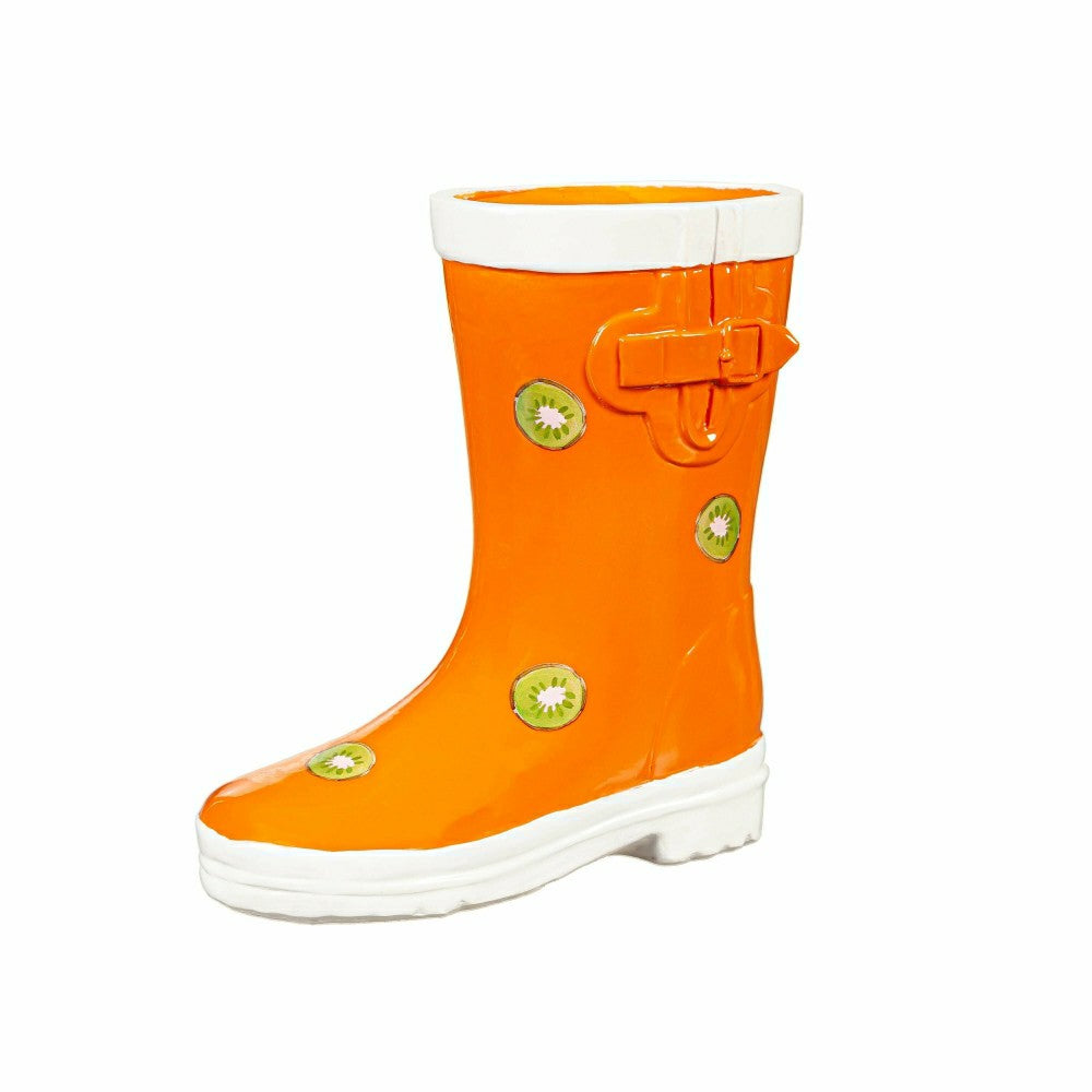 Multi-Color Fun Fruits Rain Boot Planter, Set of 2 | Plow & Hearth
