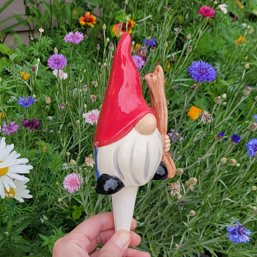 Hiking Gnome Watering Spike | Plow & Hearth