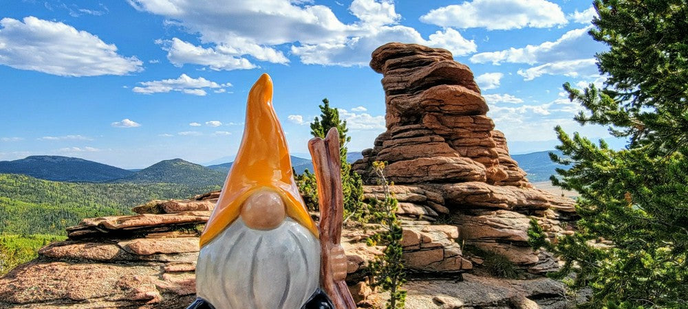Hiking Gnome Watering Spike | Plow & Hearth