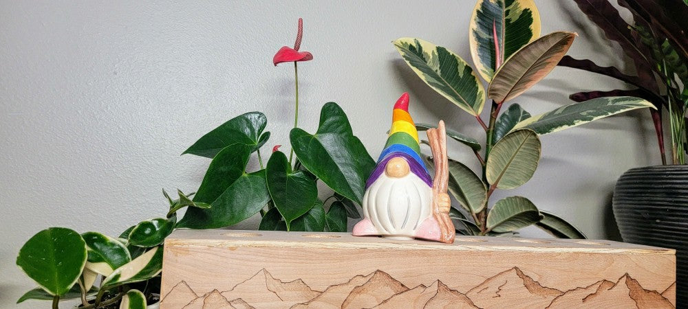 Hiking Gnome Watering Spike | Plow & Hearth