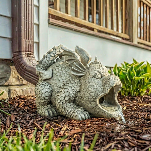 Dragon Resin Downspout | Plow & Hearth