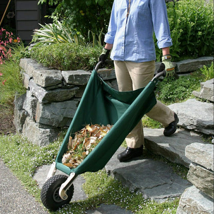 WheelEasy Foldable Garden Cart (Wheelbarrow) | Plow & Hearth